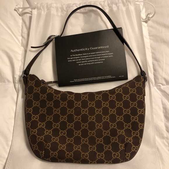 GUCCI small GG Canvas Hobo - Picture 3 of 6
